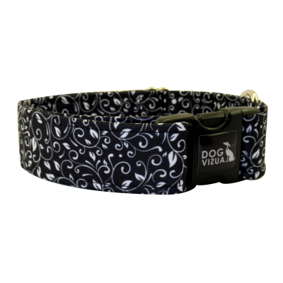 Obojok LUXURY PATTERN WHITE