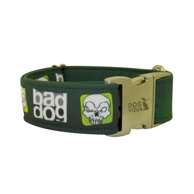 Obojok BAD DOG GREEN