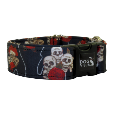 Obojok BLACK SKULL