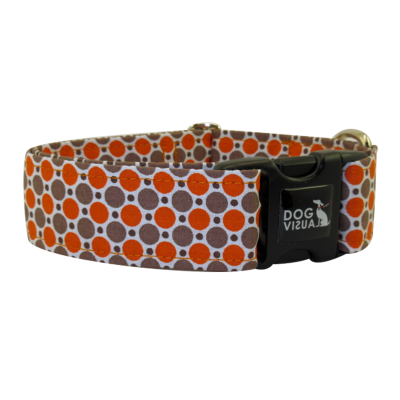 Obojok DOTS IN ORANGE