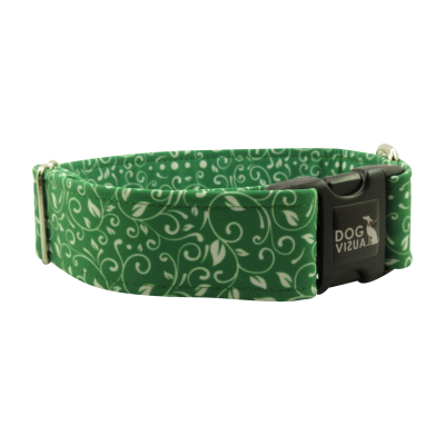Obojok LUXURY PATTERN GREEN
